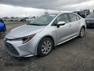 2023 Toyota Corolla LE with VIN JTDB4MEE9P3005828, listed as a Copart auction lot 47318595 with 15,593 mi miles and Salvage Title. Bid and sale history available at carsss.com. Image 1.