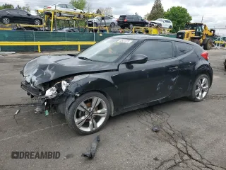 2013 Hyundai Veloster w/Black Int with VIN KMHTC6AD8DU123063, listed as a Copart auction lot 58931075 with Not provided miles and Salvage title. Bid and sale history available at DreamBid. Image 1.