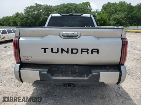 2022 Toyota Tundra Limited with VIN 5TFJA5DB6NX022223, listed as a Copart auction lot 59928295 with 66,420 mi miles and Salvage title. Bid and sale history available at DreamBid. Image 6.