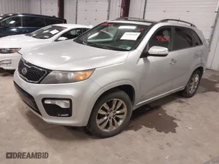 2011 Kia Sorento SX with VIN 5XYKWDA25BG176411, listed as a IAAI auction lot 41986569 with 48,954 mi miles. Bid and sale history available at carsss.com. Image 2.
