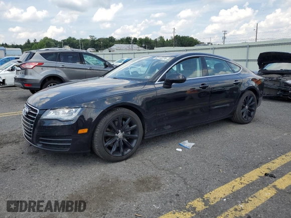 2014 Audi A7 3.0 TDI Premium Plus with VIN WAUWMAFCXEN020169, listed as a Copart auction lot 62112274 with 0 mi miles and Salvage Title. Bid and sale history available at carsss.com. Image 1.
