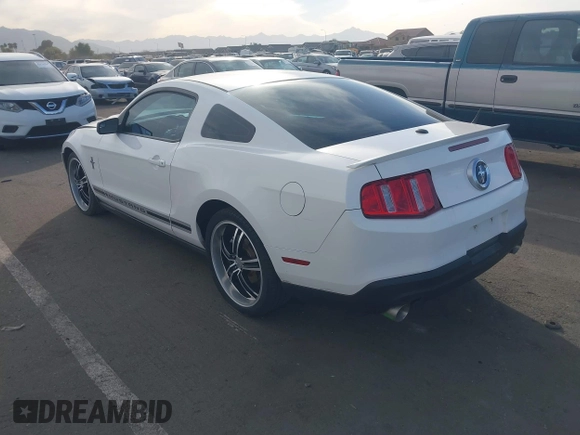 2012 Ford Mustang V6 Premium with VIN 1ZVBP8AM5C5214524, listed as a IAAI auction lot 41205445 with 146,218 mi miles. Bid and sale history available at carsss.com. Image 3.