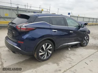 2024 Nissan Murano SL with VIN 5N1AZ2CJ3RC115404, listed as a Copart auction lot 81108454 with 6,396 mi miles and Salvage Title. Bid and sale history available at carsss.com. Image 3.