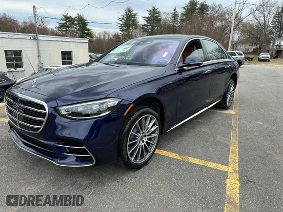 2024 Mercedes-Benz S 580 с VIN W1K6G7GB1RA274357, выставлен на аукционе Copart как лот 53501365 с пробегом 11 миль миль и Чистый • Clean title. История ставок и продаж доступна на DreamBid. Изображение 1.