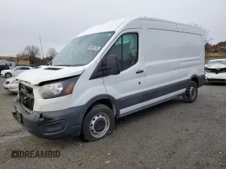 2020 Ford Transit Cargo with VIN 1FTBR1C86LKB23915, listed as a Copart auction lot 80862784 with 81,919 mi miles and Salvage Title. Bid and sale history available at DreamBid. Image 1.