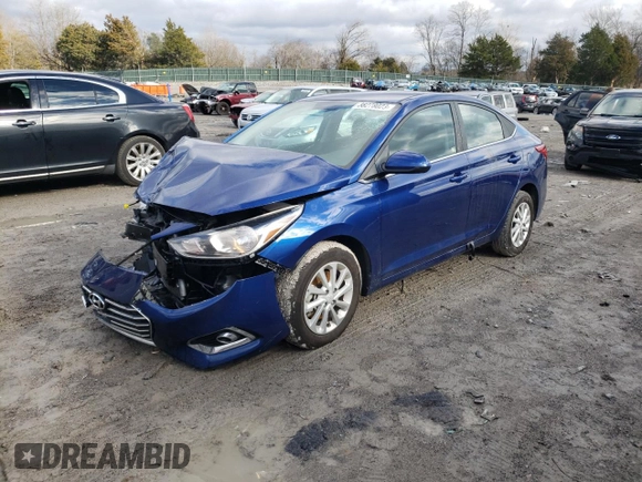 2022 Hyundai Accent SEL with VIN 3KPC24A62NE164737, listed as a Copart auction lot 38278023 with 17,520 mi miles. Bid and sale history available at carsss.com. Image 1.