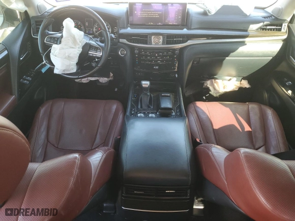 2018 Lexus LX with VIN JTJHY7AXXJ4281909, listed as a Copart auction lot 80891544 with NaN miles and Salvage Title. Bid and sale history available at carsss.com. Image 8.