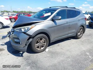 2018 Hyundai Santa Fe Sport 2.4L with VIN 5NMZU3LB0JH066463, listed as a IAAI auction lot 41621070 with 83,398 mi miles. Bid and sale history available at carsss.com. Image 2.