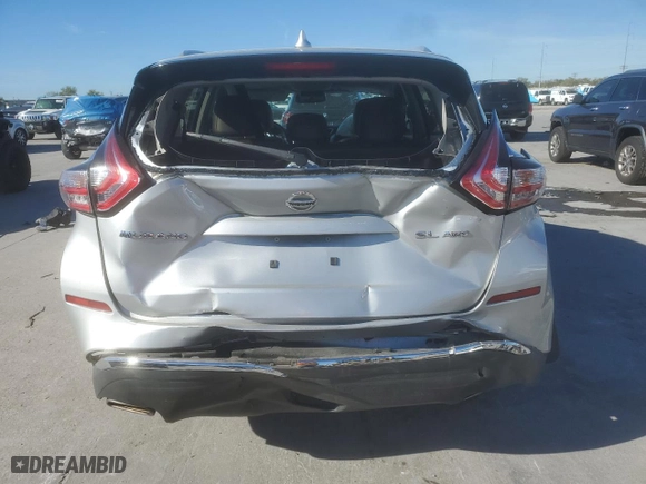 2016 Nissan Murano S with VIN 5N1AZ2MH4GN147386, listed as a Copart auction lot 49438845 with 77,015 mi miles and Salvage Title. Bid and sale history available at carsss.com. Image 6.
