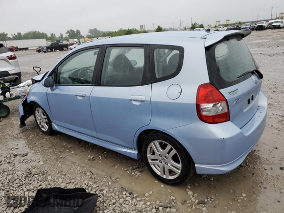 2008 Honda Fit Sport z VIN JHMGD38648S051884, wystawiony jako Copart lot #57613495 z przebiegiem Nie podano mil oraz Szkoda całkowita • Salvage title. Historia ofert i sprzedaży dostępna na DreamBid. Obrazek 2.