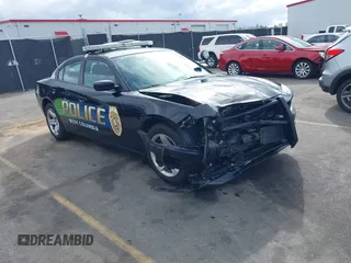 2019 Dodge Charger Police with VIN 2C3CDXAT4KH681348, listed as a IAAI auction lot 41711744 with 71,918 mi miles and . Bid and sale history available at DreamBid. Image 1.