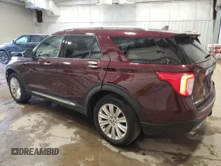 2022 Ford Explorer Limited with VIN 1FMSK8FH6NGB23620, listed as a Copart auction lot 41343345 with 50,318 mi miles and Salvage Title. Bid and sale history available at carsss.com. Image 2.