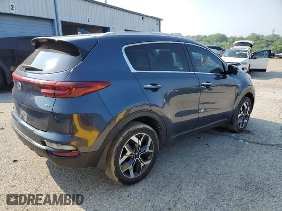 2021 Kia Sportage EX z VIN KNDPNCACXM7873312, wystawiony jako Copart lot #59749665 z przebiegiem 131 347 mil mil oraz Czysty tytuł • Clean title. Historia ofert i sprzedaży dostępna na DreamBid. Obrazek 3.