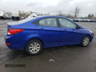 2013 Hyundai Accent GLS with VIN KMHCT4AE8DU554712, listed as a Copart auction lot 49398035 with 105,346 mi miles and Salvage Title. Bid and sale history available at carsss.com. Image 3.