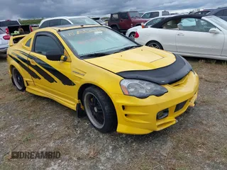 2002 Acura RSX Type S with VIN JH4DC53082C032115, listed as a IAAI auction lot 40511850 with 1 mi miles. Bid and sale history available at carsss.com. Image 1.