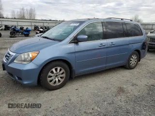 2008 Honda Odyssey EX-L with VIN 5FNRL38748B028009, listed as a Copart auction lot 47247155 with 127,037 mi miles and Salvage Title. Bid and sale history available at carsss.com. Image 1.