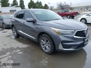 2020 Acura RDX w/Technology Pkg with VIN 5J8TC1H58LL012668, listed as a IAAI auction lot 41736472 with 1 mi miles. Bid and sale history available at carsss.com. Image 1.