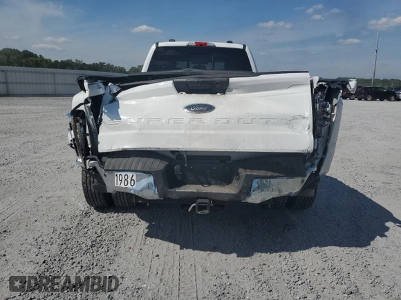 2023 Ford F-350 XL with VIN 1FT8W3DM3PEC71986, listed as a Copart auction lot 55861654 with 14,969 mi miles and Salvage Title. Bid and sale history available at DreamBid. Image 6.