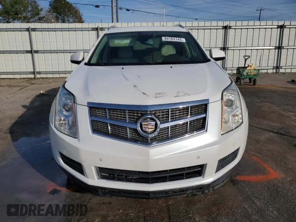 2012 Cadillac SRX Luxury Collection with VIN 3GYFNAE30CS599476, listed as a Copart auction lot 89183145 with 51,157 mi miles and Salvage Title. Bid and sale history available at carsss.com. Image 5.