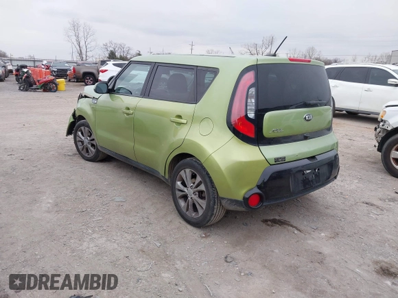 2016 Kia Soul + with VIN KNDJP3A58G7860743, listed as a IAAI auction lot 40966812 with 130,069 mi miles. Bid and sale history available at carsss.com. Image 3.