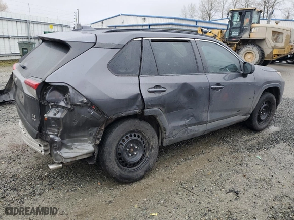 2019 Toyota RAV4 LE with VIN 2T3F1RFV9KW044589, listed as a Copart auction lot 45547645 with 87,569 mi miles and Salvage Title. Bid and sale history available at carsss.com. Image 3.