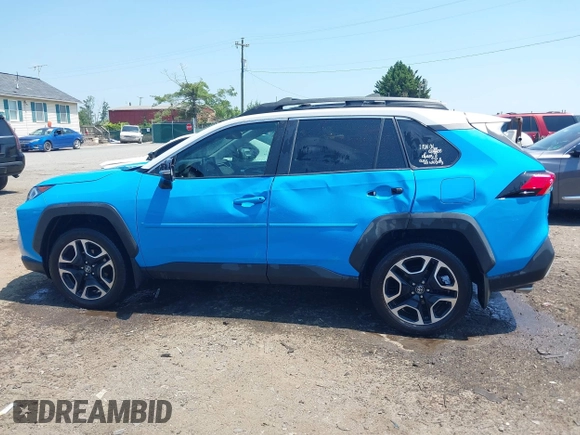 2019 Toyota RAV4 Adventure with VIN 2T3J1RFV4KW034658, listed as a IAAI auction lot 42597706 with 266,949 mi miles and . Bid and sale history available at DreamBid. Image 14.