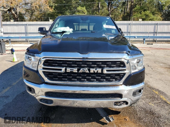 2022 Ram 1500 Big Horn with VIN 1C6RREMT0NN265873, listed as a Copart auction lot 41901085 with 48,507 mi miles and Salvage Title. Bid and sale history available at carsss.com. Image 5.
