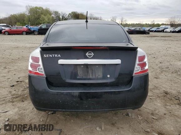 2012 Nissan Sentra S with VIN 3N1AB6AP9CL606999, listed as a Copart auction lot 52745775 with 172,568 mi miles and Salvage Title. Bid and sale history available at DreamBid. Image 6.