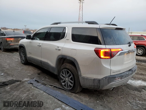 2017 GMC Acadia SLT with VIN 1GKKNULSXHZ224015, listed as a Copart auction lot 42395025 with 118,112 mi miles and Salvage Title. Bid and sale history available at carsss.com. Image 2.