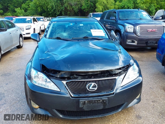 2008 Lexus IS 250 with VIN JTHBK262382071330, listed as a IAAI auction lot 42072188 with Not Provided miles. Bid and sale history available at carsss.com. Image 6.