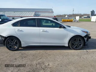 2021 Kia Forte GT-Line with VIN 3KPF34ADXME279657, listed as a IAAI auction lot 41946124 with 50,138 mi miles and . Bid and sale history available at DreamBid. Image 13.