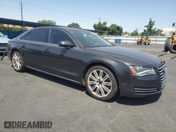 2011 Audi A8 z VIN WAURVAFD0BN005579, wystawiony jako Copart lot #59584025 z przebiegiem 95 704 mil mil oraz Szkoda całkowita • Salvage title. Historia ofert i sprzedaży dostępna na DreamBid. Obrazek 4.