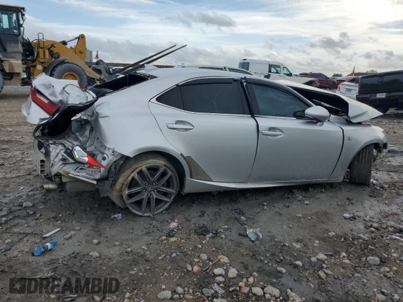2014 Lexus IS 350 with VIN JTHBE1D27E5009864, listed as a Copart auction lot 86195424 with Not provided miles and Salvage title. Bid and sale history available at DreamBid. Image 3.