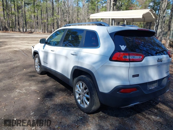2014 Jeep Cherokee Limited with VIN 1C4PJLDS9EW238121, listed as a IAAI auction lot 41811278 with 185,240 mi miles. Bid and sale history available at carsss.com. Image 3.