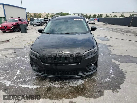 2020 Jeep Cherokee Altitude with VIN 1C4PJLLB4LD592817, listed as a Copart auction lot 58168785 with 57,400 mi miles and Salvage title. Bid and sale history available at DreamBid. Image 14.