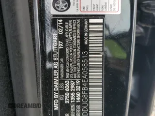 2014 Mercedes-Benz S 550 z VIN WDDUG8FB4EA058513, wystawiony jako Copart lot #59555155 z przebiegiem 76 946 mil mil oraz Szkoda całkowita • Salvage title. Historia ofert i sprzedaży dostępna na DreamBid. Obrazek 12.