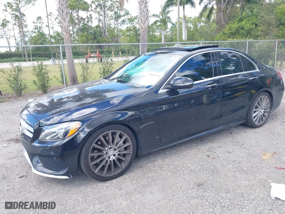 2017 Mercedes-Benz C-Class C 300 with VIN WDDWF4JB9HR246607, listed as a IAAI auction lot 41683752 with 116,802 mi miles. Bid and sale history available at carsss.com. Image 18.