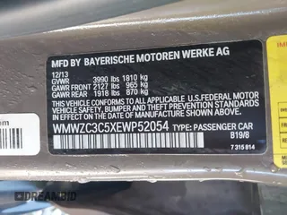 2014 MINI Countryman S with VIN WMWZC3C5XEWP52054, listed as a IAAI auction lot 41452354 with 104,873 mi miles and . Bid and sale history available at DreamBid. Image 9.