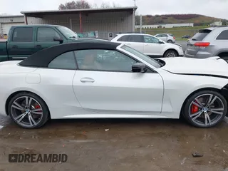 2023 BMW 4 Series M440i xDrive with VIN WBA63AT04PCL70876, listed as a IAAI auction lot 40777902 with 21,944 mi miles. Bid and sale history available at carsss.com. Image 13.
