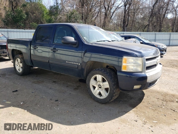 2007 Chevrolet Silverado 1500 LT w/1LT with VIN 3GCEC13J37G516379, listed as a Copart auction lot 44140205 with 289,599 mi miles and Clean Title. Bid and sale history available at carsss.com. Image 4.