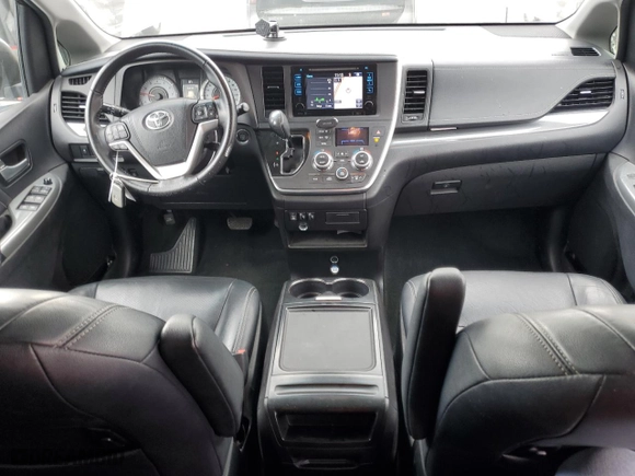 2015 Toyota Sienna SE with VIN 5TDXK3DC6FS637690, listed as a Copart auction lot 88920315 with 166,734 mi miles and Salvage Title. Bid and sale history available at carsss.com. Image 8.