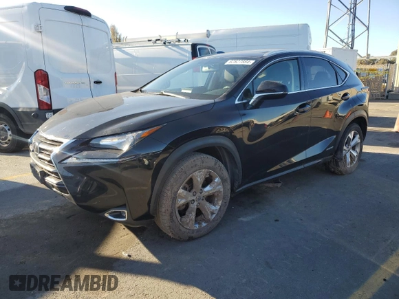 2017 Lexus NX 300h with VIN JTJBJRBZ4H2052654, listed as a Copart auction lot 82827884 with 125,711 mi miles and Salvage Title. Bid and sale history available at DreamBid. Image 1.