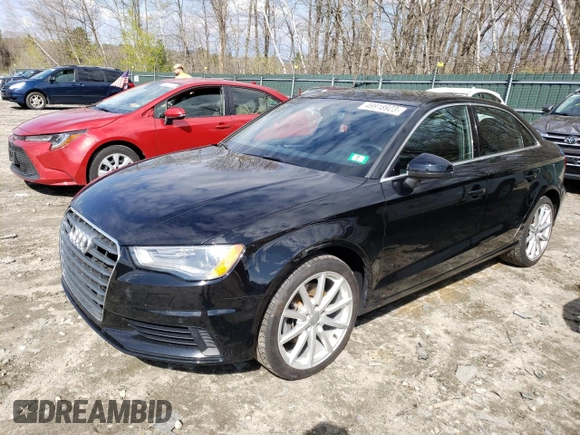 2016 Audi A3 2.0T Premium Plus with VIN WAUE8GFFXG1039781, listed as a Copart auction lot 49918923 with 33,933 mi miles. Bid and sale history available at carsss.com. Image 1.
