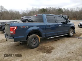 2017 Ford F-150 XL with VIN 1FTEW1EF4HFB05530, listed as a Copart auction lot 48358505 with 152,946 mi miles and Salvage Title. Bid and sale history available at carsss.com. Image 3.