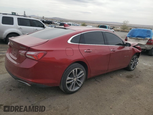 2022 Chevrolet Malibu Premier with VIN 1G1ZE5SXXNF117517, listed as a Copart auction lot 50658805 with 45,676 mi miles and Salvage Title. Bid and sale history available at DreamBid. Image 3.
