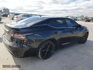 2023 Nissan Maxima SR with VIN 1N4AA6EV4PC501352, listed as a Copart auction lot 48294995 with 66,266 mi miles and Salvage Title. Bid and sale history available at carsss.com. Image 3.