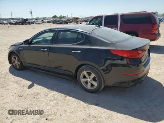 2015 Kia Optima LX with VIN KNAGM4A75F5655561, listed as a Copart auction lot 52306395 with 204,001 mi miles and Salvage Title. Bid and sale history available at carsss.com. Image 2.