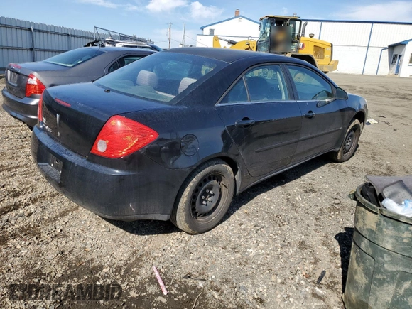 2007 Pontiac G6 1SV Value Leader with VIN 1G2ZF58BX74273138, listed as a Copart auction lot 46343345 with Not Provided miles and Salvage Title. Bid and sale history available at carsss.com. Image 3.