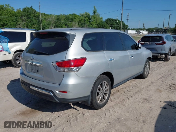 2014 Nissan Pathfinder SL with VIN 5N1AR2MN9EC673446, listed as a IAAI auction lot 39261668 with 125,419 mi miles and . Bid and sale history available at DreamBid. Image 4.