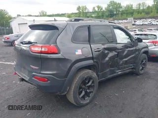 2017 Jeep Cherokee Trailhawk with VIN 1C4PJMBS6HW577058, listed as a IAAI auction lot 42220033 with 111,623 mi miles and . Bid and sale history available at DreamBid. Image 4.